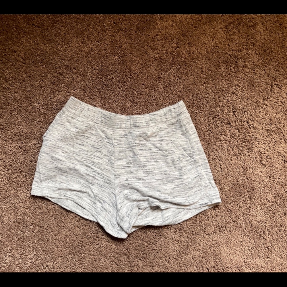 Fuzzy and soft plush shorts with pockets